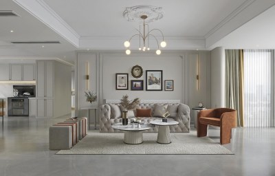 简欧客餐厅3D模型下载